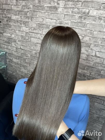 3500 любая длина кератиновое выпрямление/ботокс