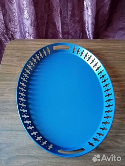 Поднос большой, металл, икеа