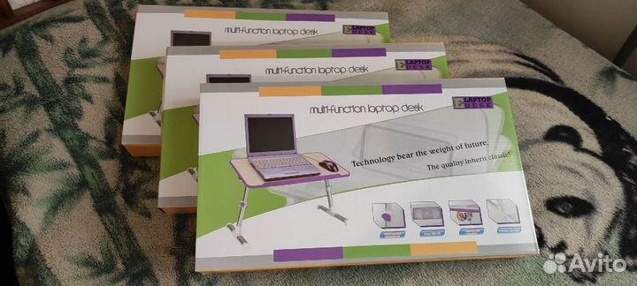 Столик для ноутбука в кровать с охлаждением