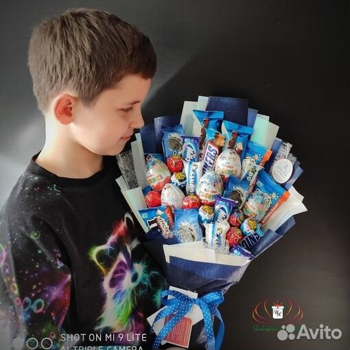 Съедобные букеты из конфет