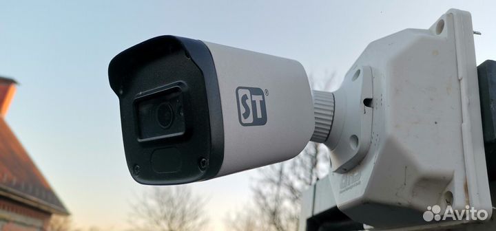 Камера видеонаблюдения с установкой