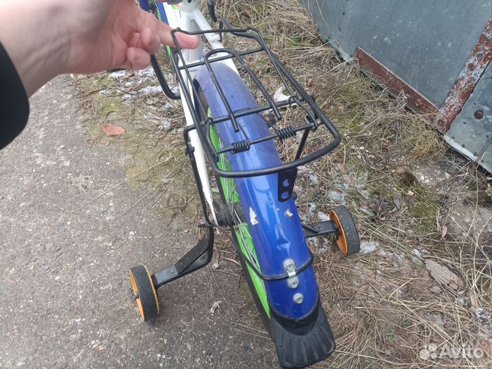 Детский велосипед с боковыми колёсиками бу