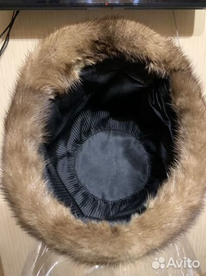 Шапка из меха норки