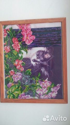Картина вышитая бисером