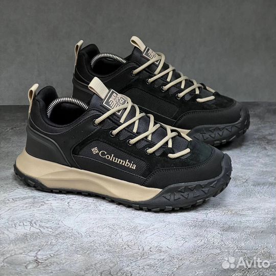 Кроссовки columbia черно бежевые