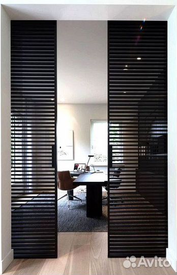 Реечная раздвижная дверь