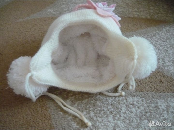 Шапка для девочки зимняя
