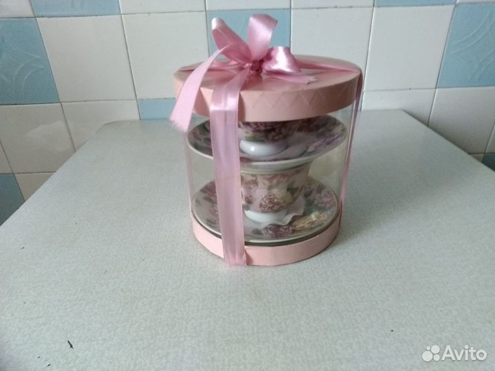 Чайный сервиз на 2 персоны, новый