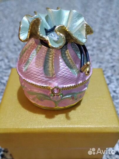 Шкатулка для украшений Италия винтаж новая
