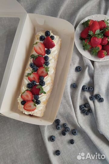 Меренговый рулет