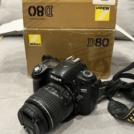 Фотоаппарат Nikon D80 рабочий, комплект