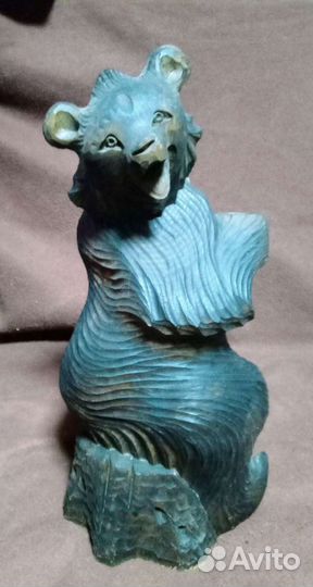 Медведь ссср. Сувенир. Дерево. Ручная работа