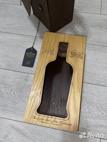 Упаковка из под виски tomatin