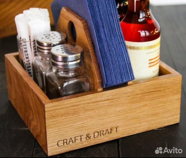 Салфетница из дерева