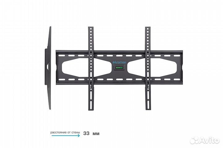 Настенный кронштейн для тв Kromax Star-11 Grey
