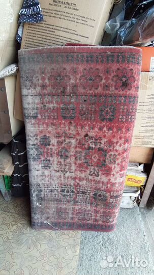 Коврик шерстяной старинный