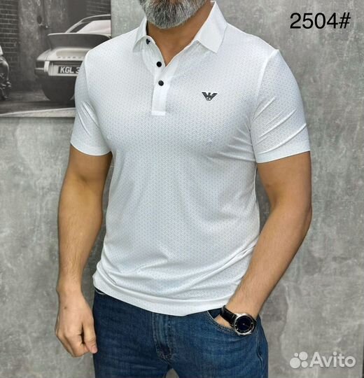 Поло мужское Giorgio Armani 3 цвета