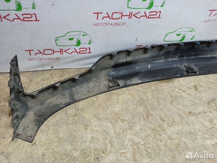 Юбка заднего бампера Hyundai Solaris 2 (2017-2020)