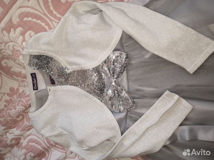 Платье для девочки праздничное 134