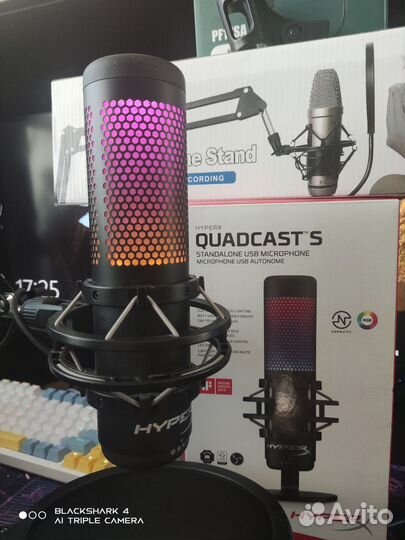 Микрофон hyperx quadcast s