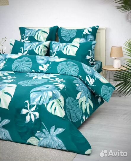 Постельное белье сатин евро