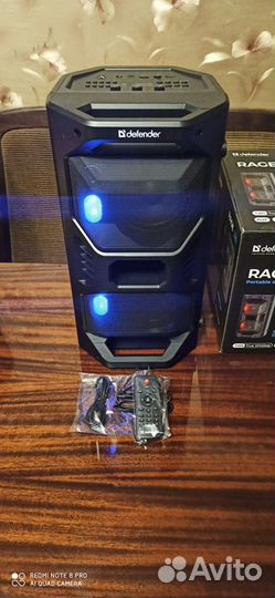 Defender Rage,50Вт/bluetooth/FM/USB/LED/TWS,новая