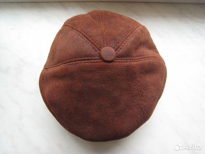 Кепка мужская Реглан натуральный замш зима