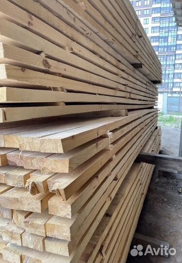 Доска обрезная 50х100х6000