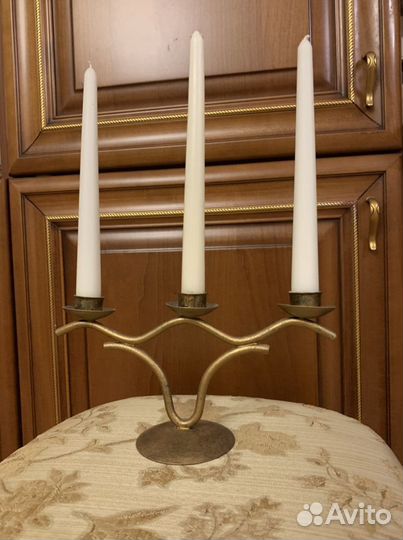 Подсвечники (ваза) латунь бронза