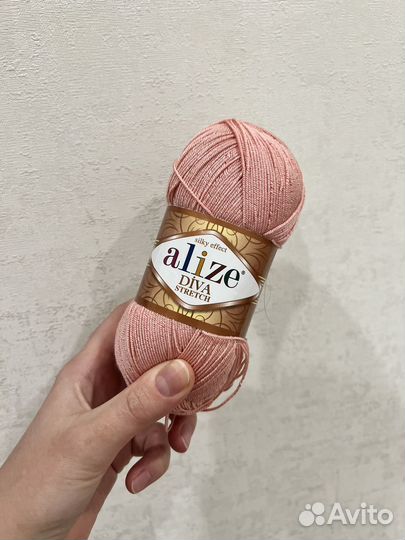 Пряжа Alize Diva Stretch для купальников