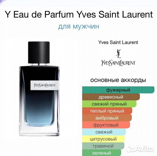 Yves saint laurent Y eau de Parfume