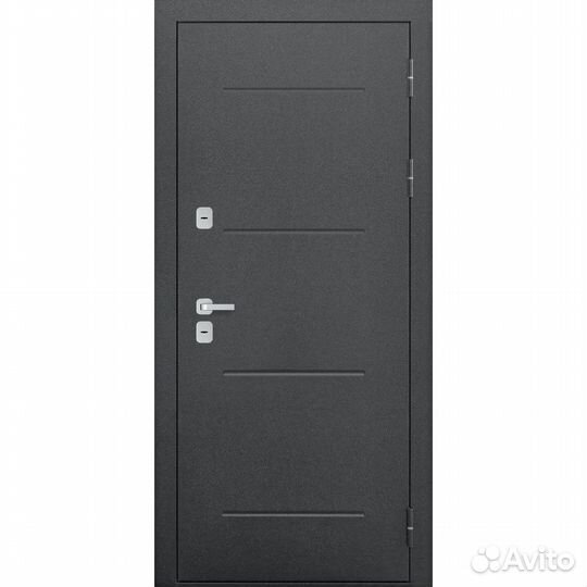 Входная дверь 11 см isoterma Серебро