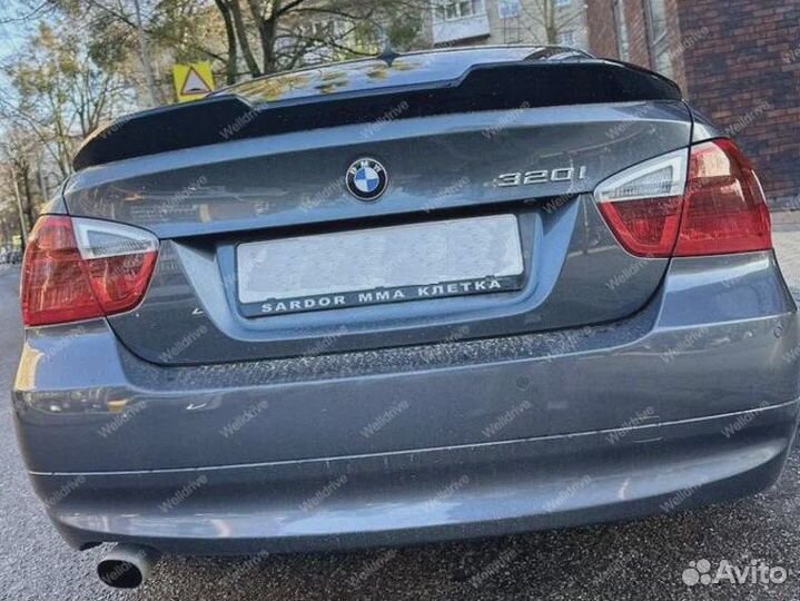 Спойлер BMW 3 E90 PSM черный глянец