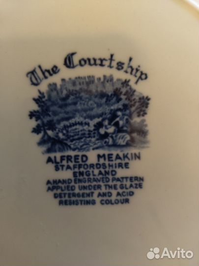 The Courtship фарфоровая тарелка