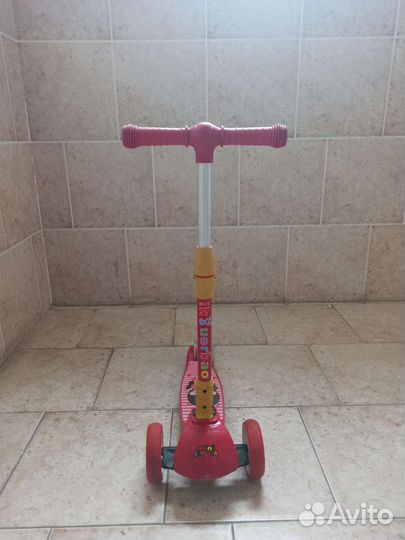 Самокат детский трехколесный бу