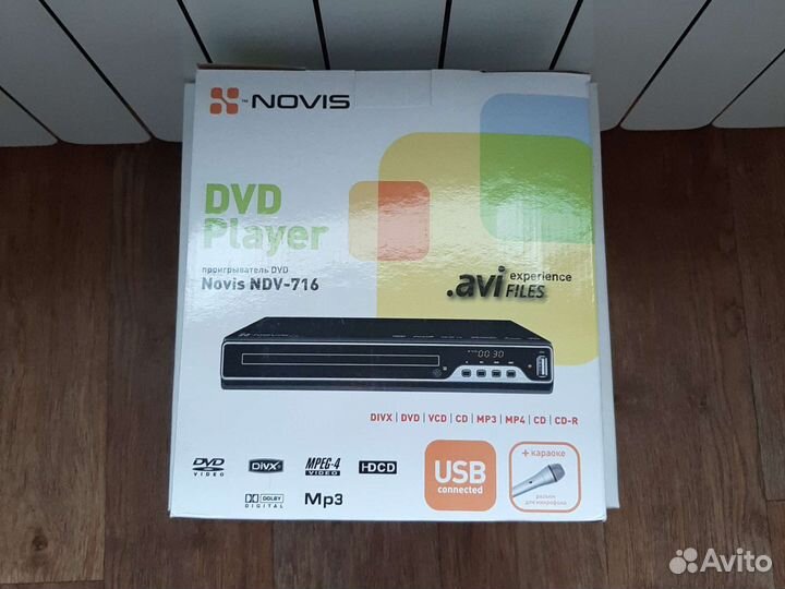 Новый DVD плеер novis NDV 716