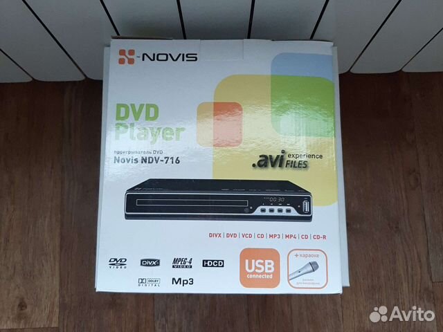 Новый DVD плеер novis NDV 716
