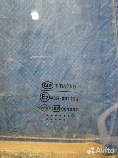Стекло двери заднее правое Renault Logan 1 2009