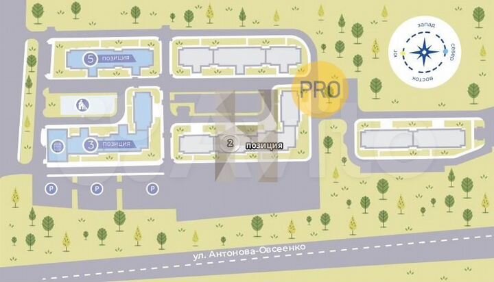 Квартира-студия, 27,5 м², 6/17 эт.