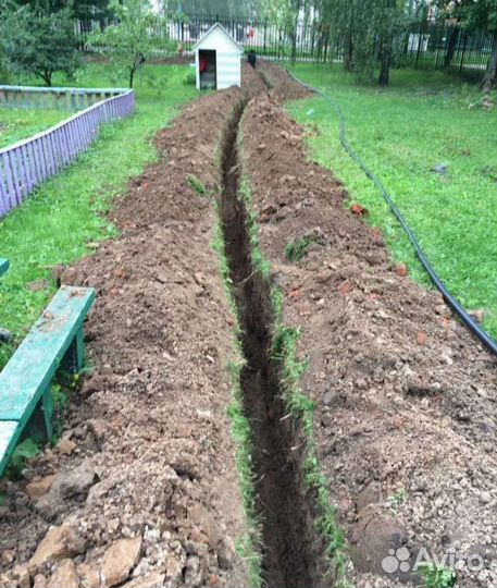 Услуги мини эксковатора