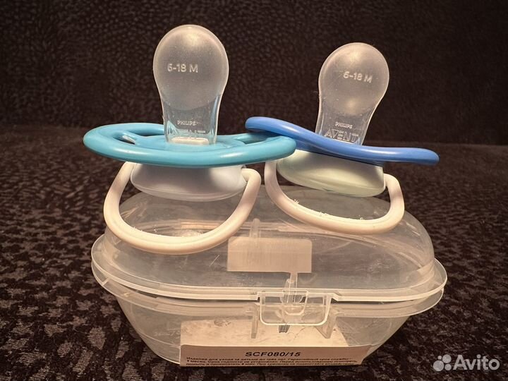 Соска-пустышка и соска на бутылочку Philip's Avent