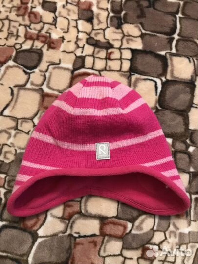 Шапка на девочку на флисе Reima 3-5 лет