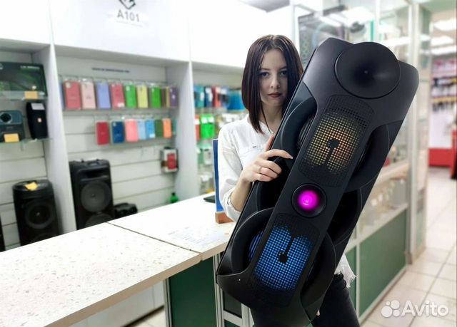 Большая портативная блютуз колонка