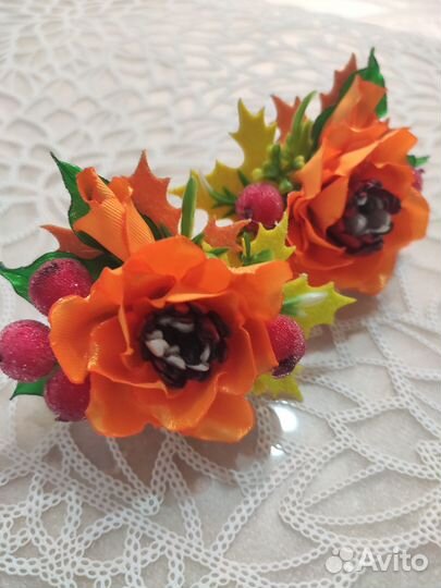 Заколка Осень