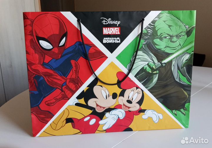 Пакет подарочный Disney Marvel