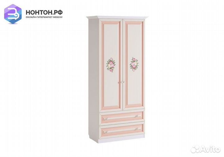 Шкаф двухстворчатый с ящиками Алиса
