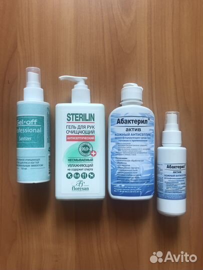 Антисептики для рук и поверхностей