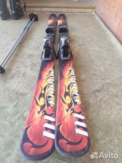 Горные лыжи комплект мужские б/у