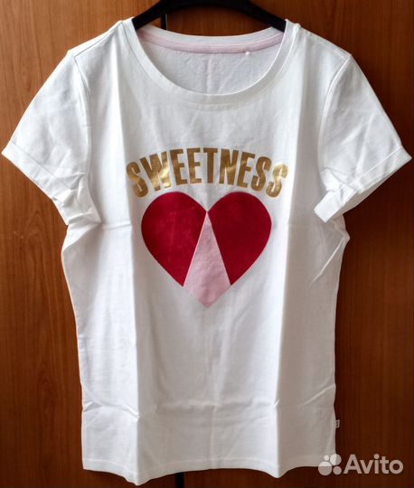 Футболка Q/S белая, р.44-46. Новая, оригинал