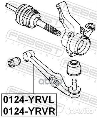 Рычаг правый toyota duet, daihatsu storia, YRV